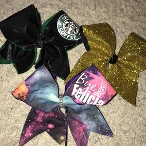 CHEER BOW BUNDLE!!